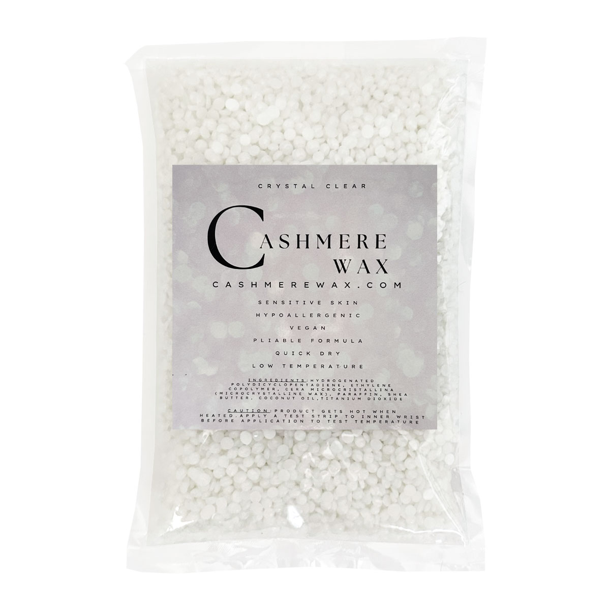 Cashmere Crystal Clear Hard Wax 2.2lb bag